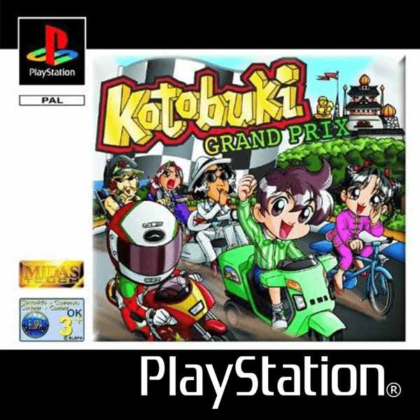 Kotobuki Grand Prix box art for Playstation
